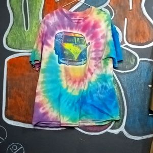 Tie-dye Volkswagen t-shirt (retro vibes)